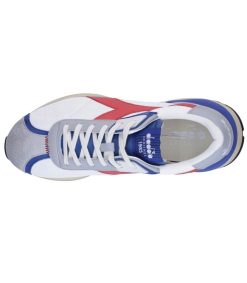 Best Diadora Baskets Homme Mercury Elite Bianc/Rosso Tibetano