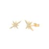 Best Céline Daoust Boucles D'Oreilles North Star & Diamants Or Jaune