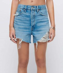 Best RE/DONE Short En Jean Low Slung