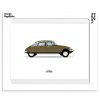 New Image Republic Affiche Le Duo Voiture Citroen Ds Marron