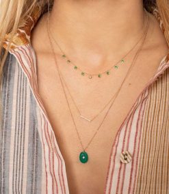 Wholesale Pascale Monvoisin Collier Orso N°1 Green Onyx