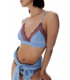 New Love Stories Soutien-Gorge Love Lace Blue Purple