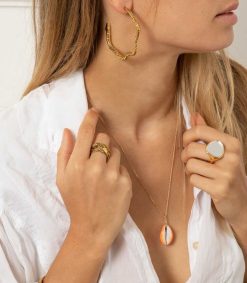 Online Aurélie Bidermann Bague Miki Tressee Doree