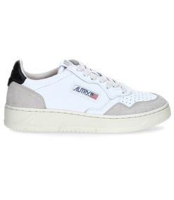 Hot Autry Baskets Homme Medalist Low White/Black