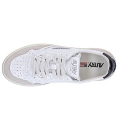 Hot Autry Baskets Homme Medalist Low White/Black