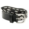 Clearance Isabel Marant Ceinture En Cuir Zap Noir