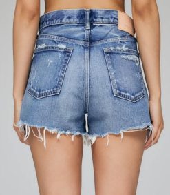 Online Moussy Vintage Short En Denim Neeses A Taille Haute