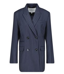 Online Margaux Lonnberg Blazer Wilby Navy Stripes