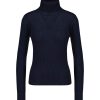 Best Roberto Collina Pull Col Roule Dolcevita Navy