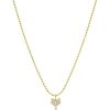 Clearance And... Paris Collier Court Chaine Boule Et Fleche Diamants