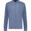 Wholesale Majestic Filatures Chemise Homme A Manches Longues Bleu Vintage