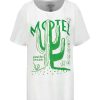 Online Newtone Tee-Shirt Schiffer Cactus Dirty White