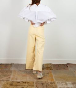 New HAPPY HAUS Jean Oversize Jaune Pale