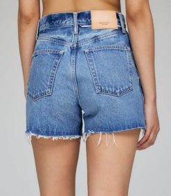 Online Moussy Vintage Short En Denim Cary A Taille Haute