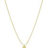 Best And... Paris Collier Court Chaine Boule Et Charm Spike