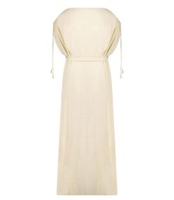 Online Maison Saint Julien Robe Longue Kaftan Cream