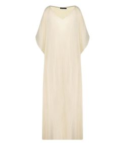 Online Maison Saint Julien Robe Longue Kaftan Cream