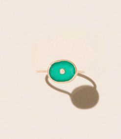 Best Pascale Monvoisin Bague Orso Green Onyx