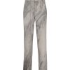 Wholesale Daub Pantalon Homme Front Pockets Hand Dyed Gris