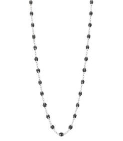 New Gigi Clozeau Collier Or Blanc Et Perles De Resine 42 Cm