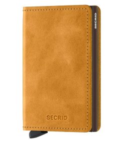 New Secrid Porte-Carte Slimwallet Vintage Ocre