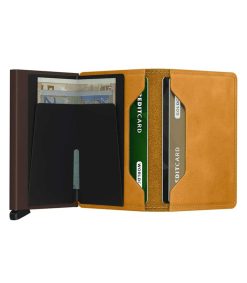 New Secrid Porte-Carte Slimwallet Vintage Ocre