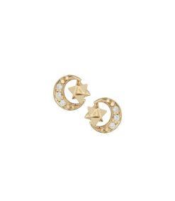 Wholesale Céline Daoust Boucles D'Oreilles Merkaba Diamants Lune