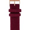 Online Briston Bracelet De Montre Interchangeable Flanelle Bordeaux/Or Rose