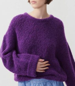 Clearance American Vintage Pull Zolly Aubergine Chine