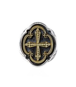 Wholesale Corpus Christi Bague Chevaliere Night Comes On En Argent Et Or