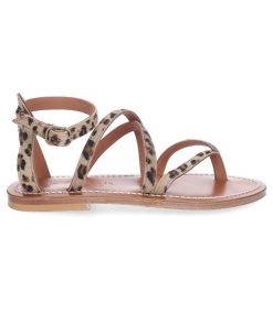 Online K.Jacques Sandales Epicure Imprime Leopard