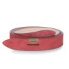 Best Isabel Marant Ceinture Lecce En Cuir Suede Papaya