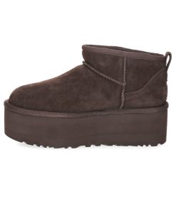 Clearance UGG® Bottines Classic Ultra Mini Plateforme Burnt Cedar