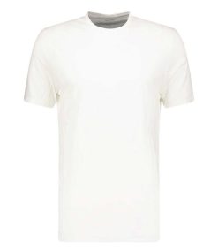 Clearance American Vintage Tee-Shirt Manches Courtes Homme Devon Blanc Casse