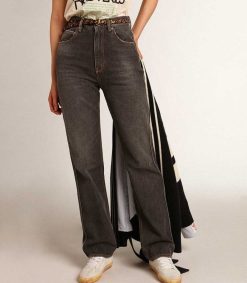 Wholesale Golden Goose Jean Journey Frida Noir Stonewashed