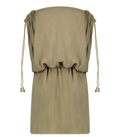 Online Maison Saint Julien Robe Courte Alexandrie Khaki