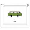 Wholesale Image Republic Affiche Le Duo Voiture Combi Volkswagen Verte 30 X 40 Cm