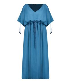 Hot Maison Saint Julien Robe Longue Alexandrie Petrole