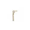 New And... Paris Boucle D'Oreilles Barre Or Jaune Et Diamants