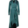 Best Zimmermann Robe Portefeuille Longue En Soie Jade