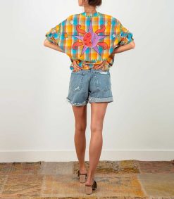 Wholesale AGOLDE Short En Jean Parker Heat Wave