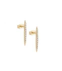 New Céline Daoust Boucles D'Oreilles Rayons De Soleil Diamants