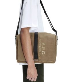 Clearance A.P.C. Sac Besace Sense Camel