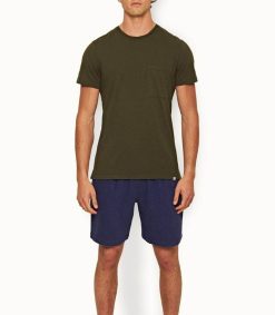 Hot Orlebar Brown Tee-Shirt Homme Classic Palm