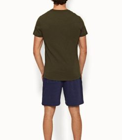 Hot Orlebar Brown Tee-Shirt Homme Classic Palm