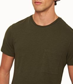 Hot Orlebar Brown Tee-Shirt Homme Classic Palm