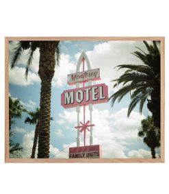 Hot Lola James Harper Tableau Avec Cadre "Motel" 60X80Cm