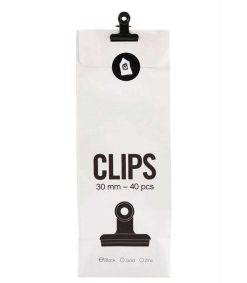 Online Monograph Sachet De 40 Clips Noirs