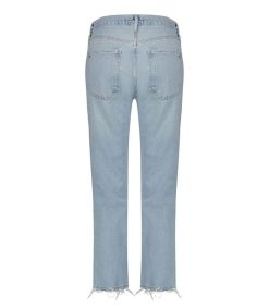 New AGOLDE Jeans Riley High Rise Straight Crop Reputation