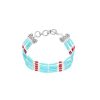 Best Harpo Bracelet Navajo 5 Rangs Turquoise/Corail